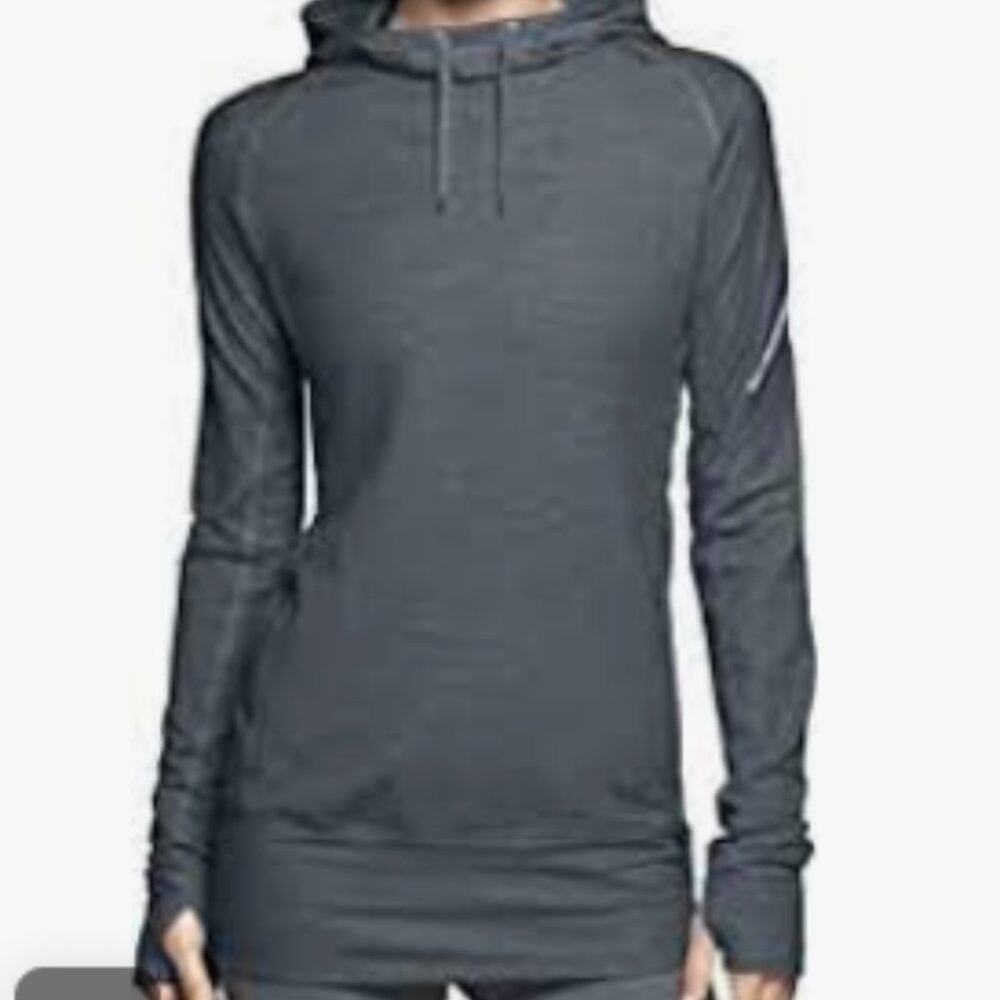 NIKE Women's Wool Hoodie New Blue Medium Style 575535-479